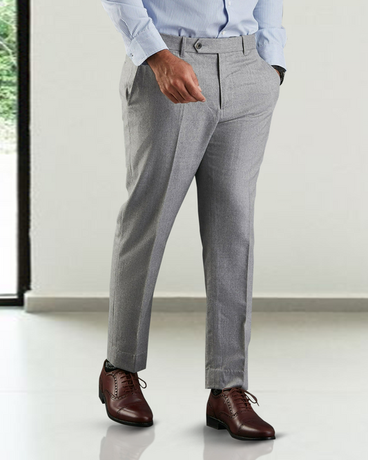 Vitale Barberis Canonico - Flannels Light Grey Dress Pant