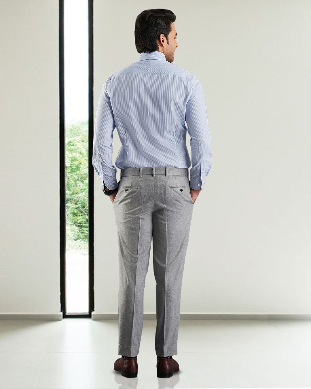 Vitale Barberis Canonico - Flannels Light Grey Dress Pant