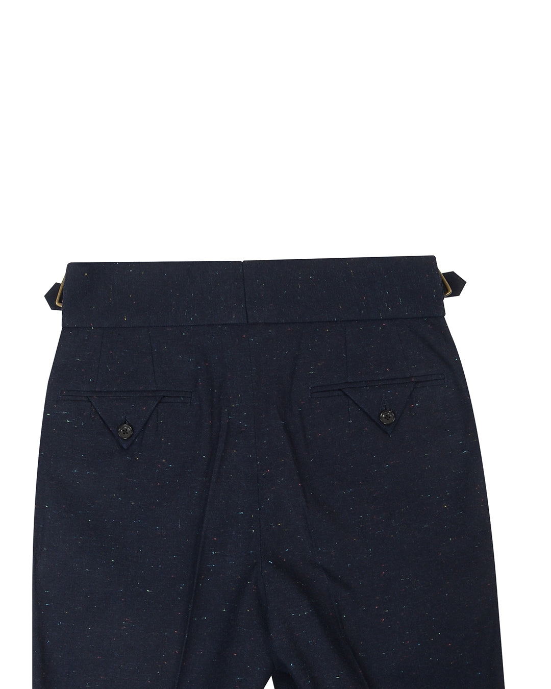 Gurkha Pant in Denim: Navy Multicolor Speckled