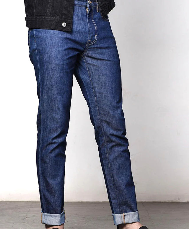 Customized Denim and Wool Jeans