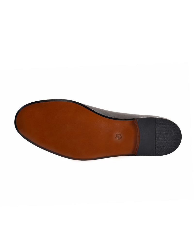 Loafer mit Quaste Schwarz