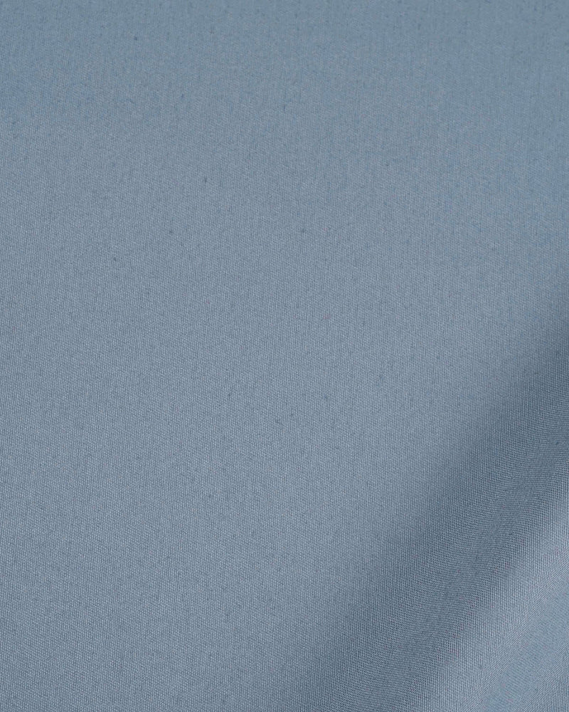 Baumwolle: Chino aus taubenblauem Twill