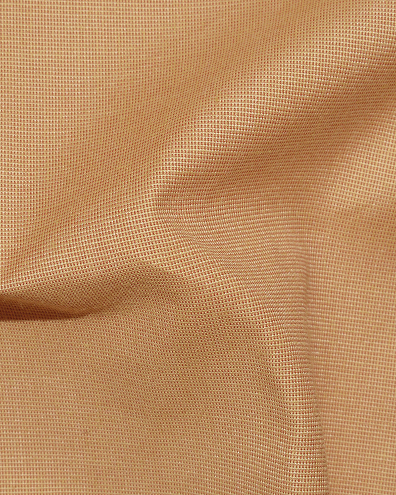 Baumwoll-Polyester: Sunset Orange End-on-End
