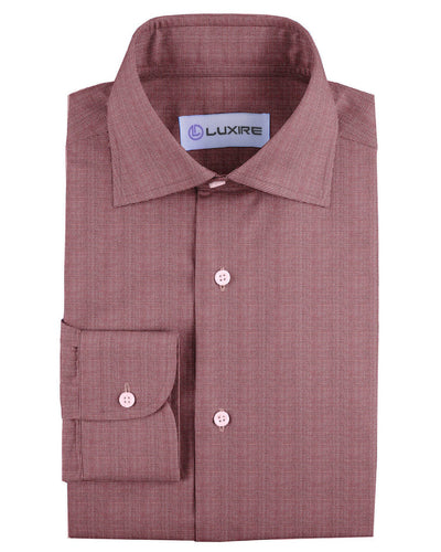 Cotton Poly: Dark Red End On End