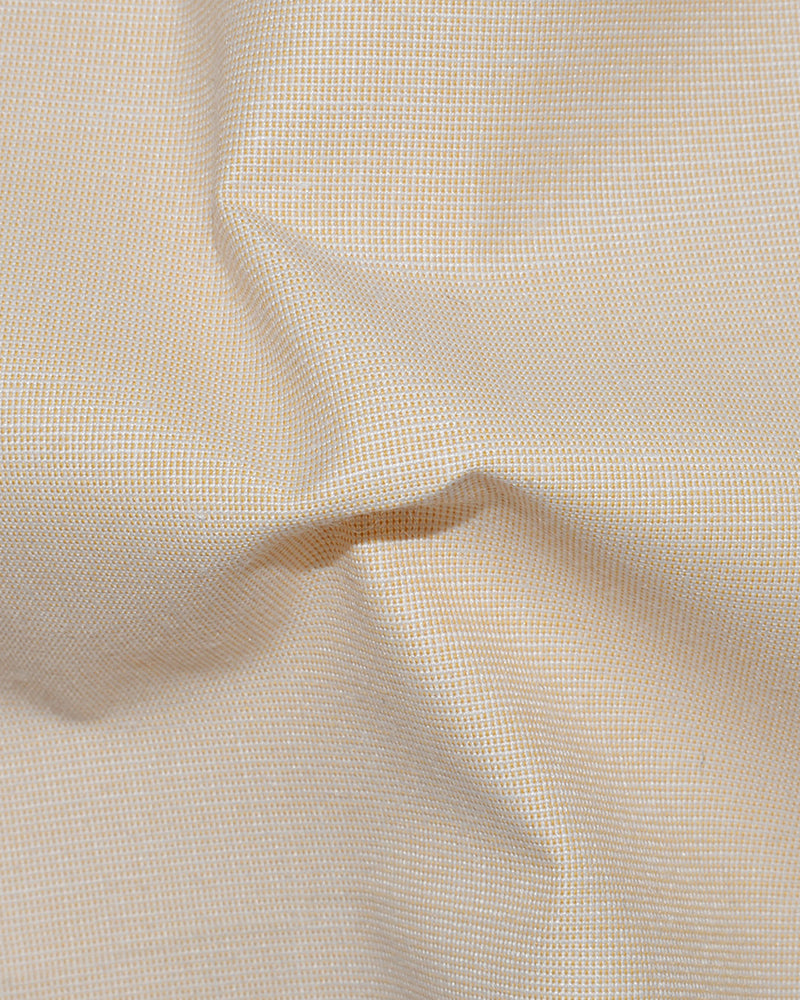 Coton Poly : Orange pastel bout à bout