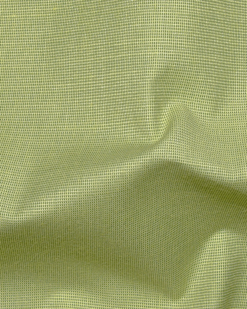 Cotton Poly: Zitronengrün Ende an Ende