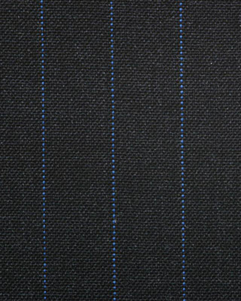 Dugdale Fine Worsted - Grey with Blue Pin Stripe
