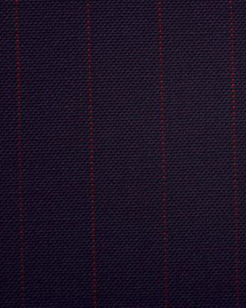 Dugdale Fine Worsted - Veste bleu marine à fines rayures rouges