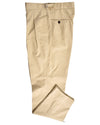 Dunkelbeige einfarbige Chino