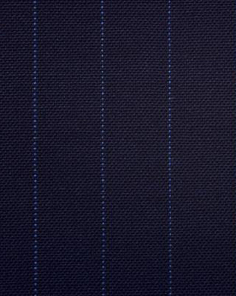 Dugdale Fine Worsted - Navy with Blue Pin Stripe Jacket