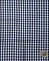 Navy and White Macro Gingham Checks Shirt