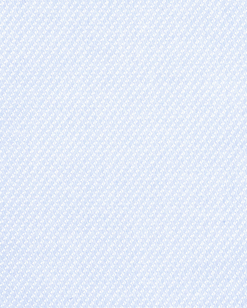 Himmelblaues Schafthemd