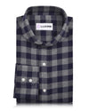 Chemise en flanelle grise à carreaux Navy Shepherd