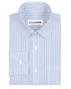 Alumo Light Blue Cornflower and Navy Stripes