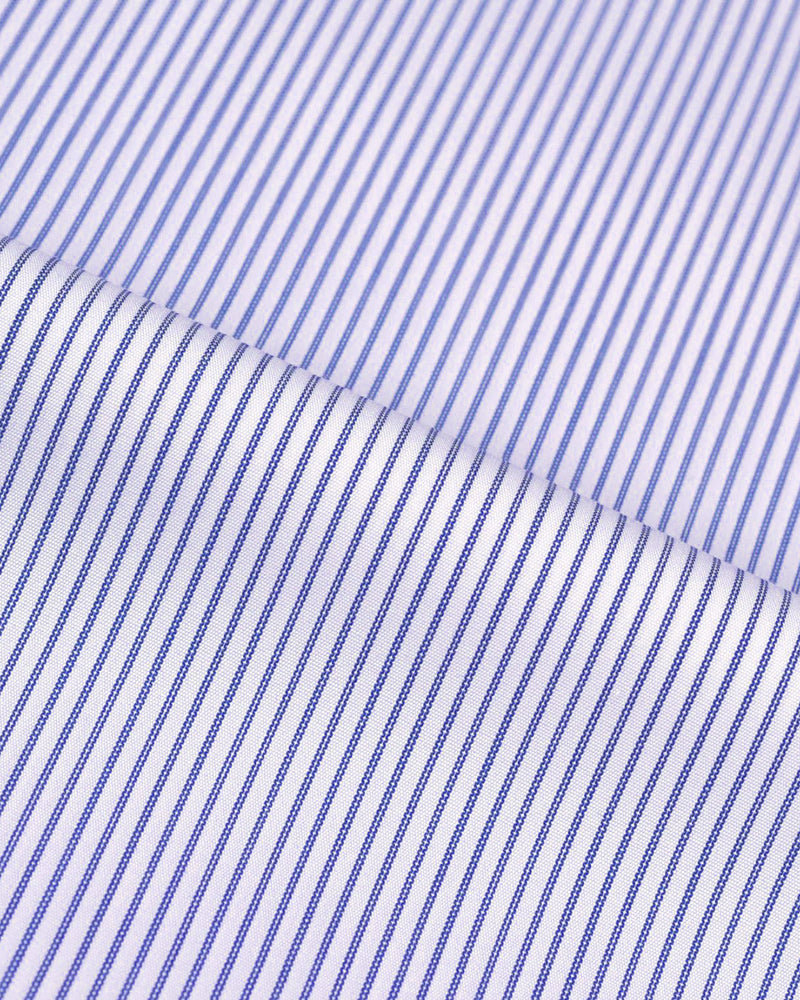 Navy Double Mille Stripes