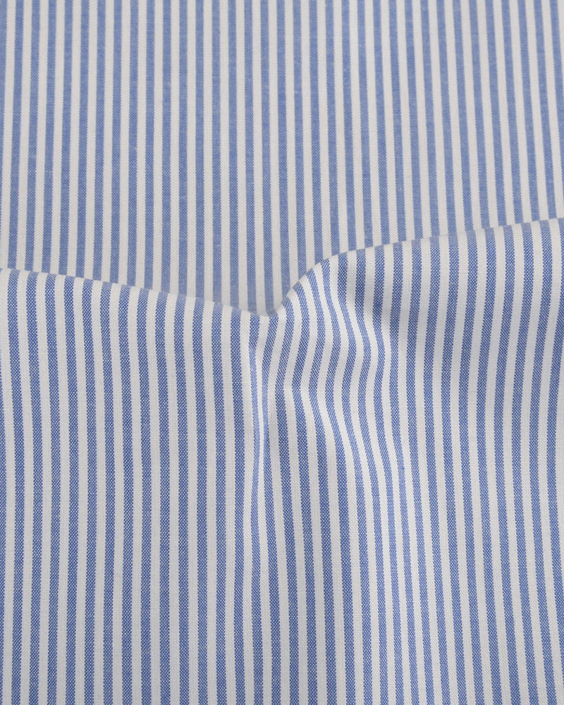 Blaues Bonbon-Streifen-Shirt