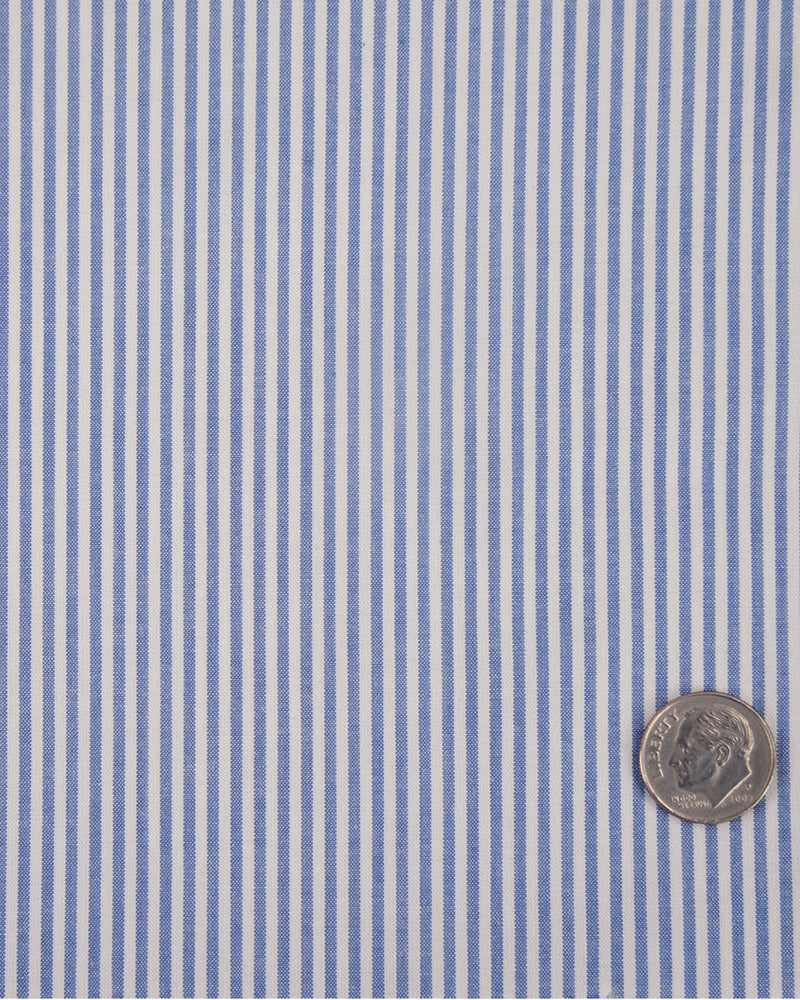 Blaues Bonbon-Streifen-Shirt