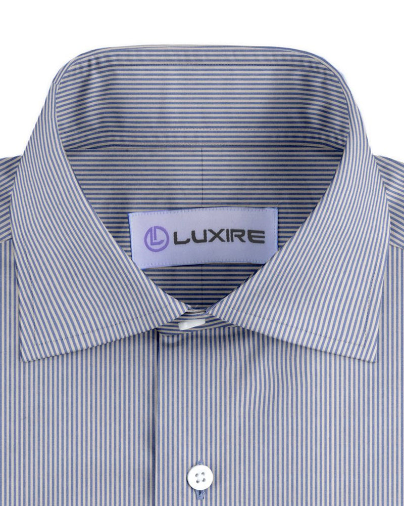Blaues Bonbon-Streifen-Shirt
