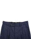 Minnis Flannel: Blaue Twill-Hose