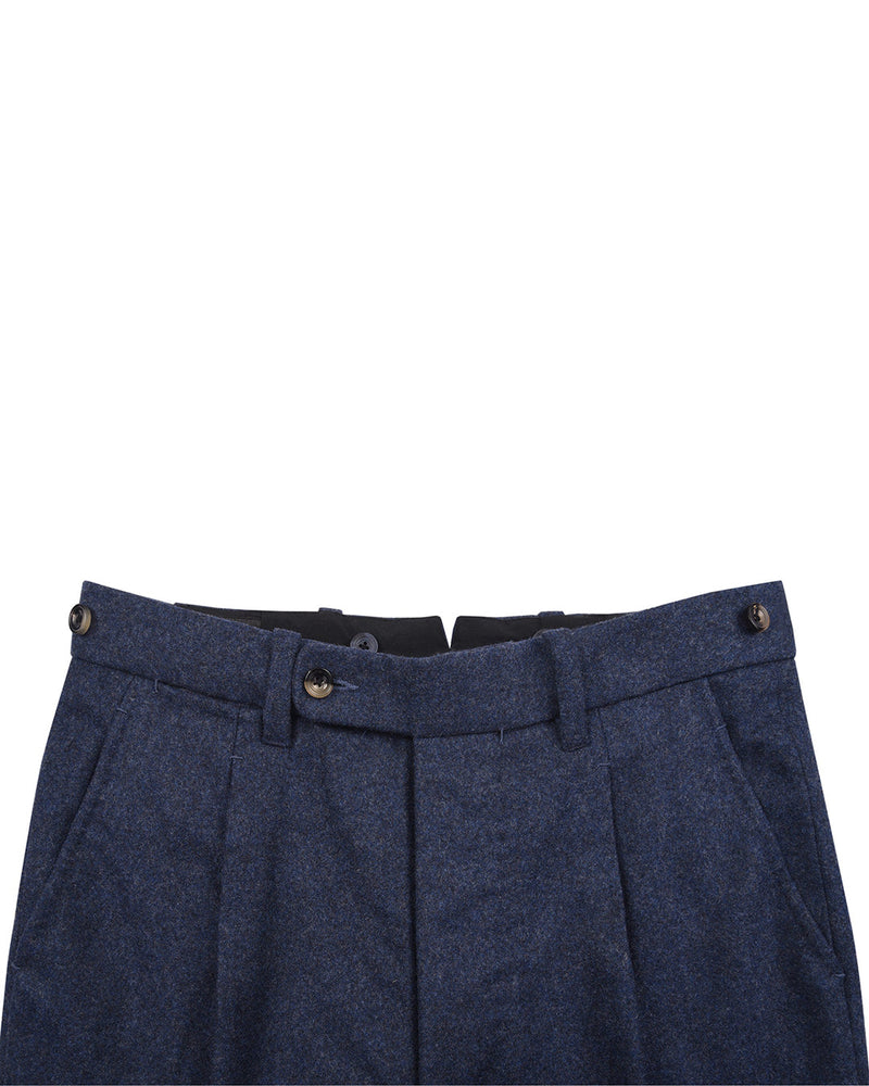 Minnis Flannel: Blaue Twill-Hose