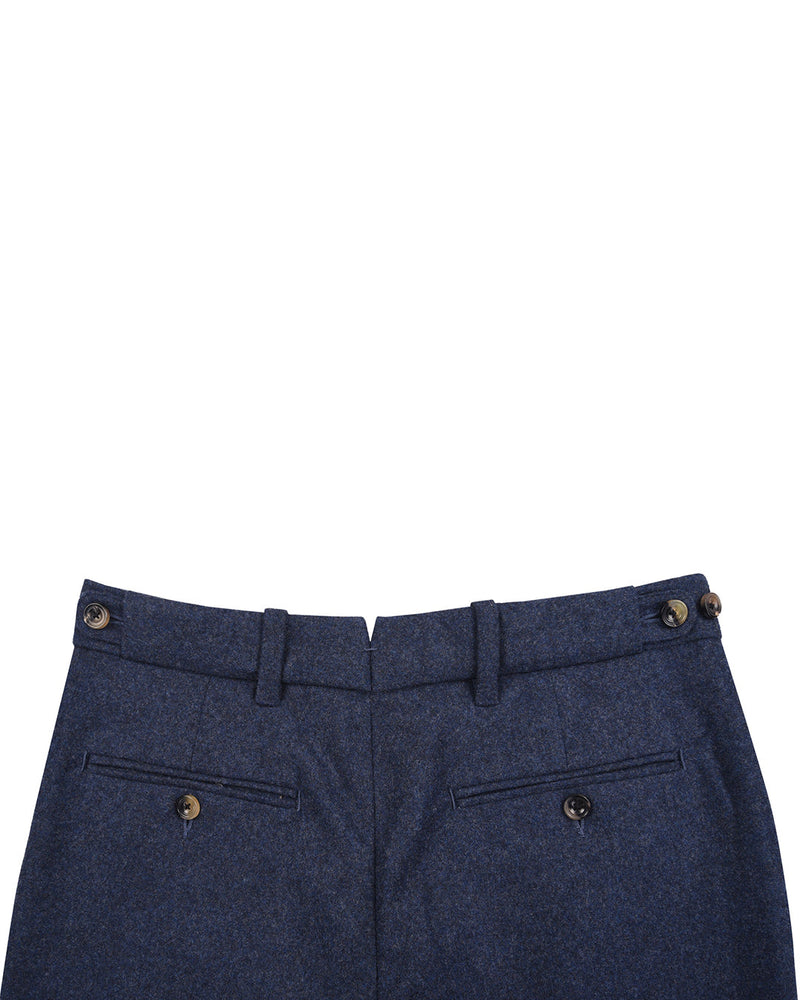 Minnis Flannel: Blaue Twill-Hose