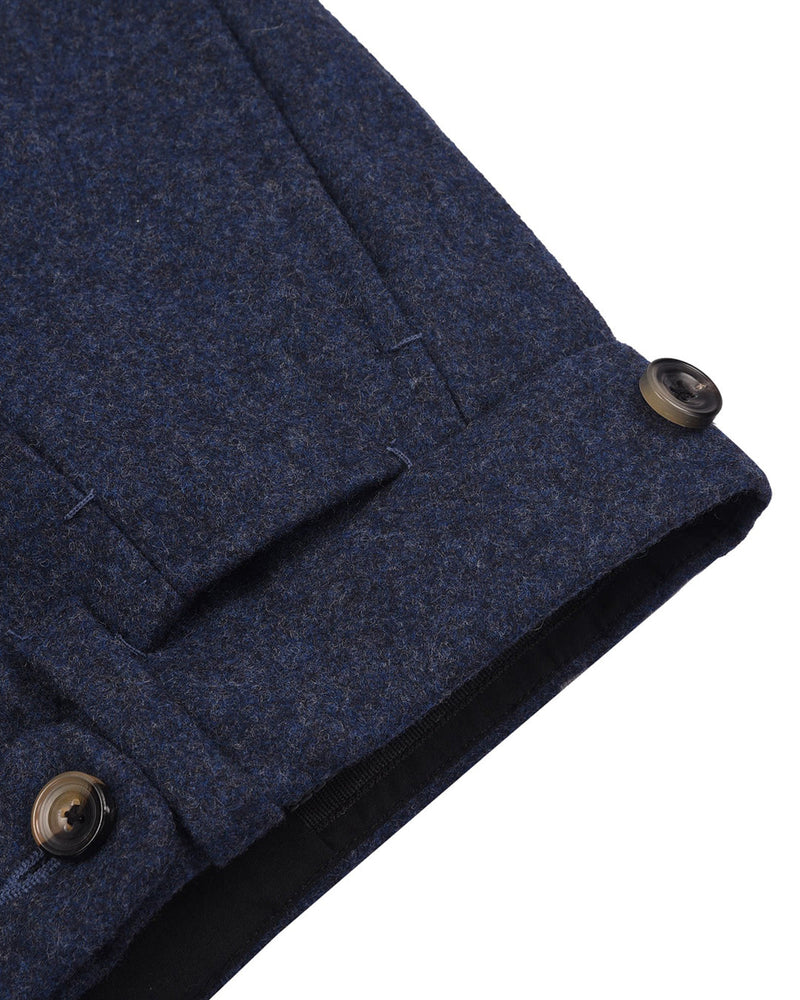 Minnis Flannel: Blaue Twill-Hose