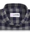 Chemise en flanelle grise à carreaux Navy Shepherd