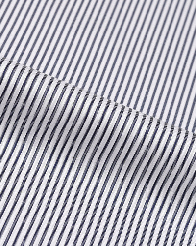 Navy Rope Stripes Shirt