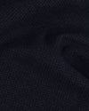 Dark Navy Textured Wool Topcoat