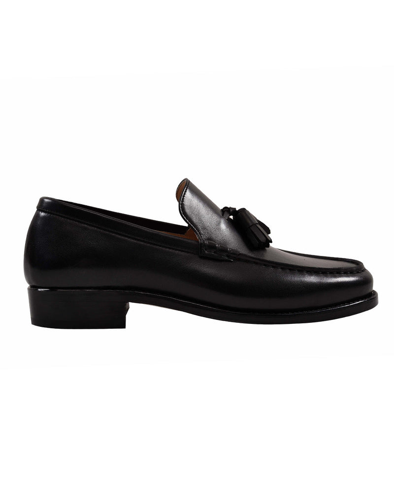 Loafer mit Quaste Schwarz