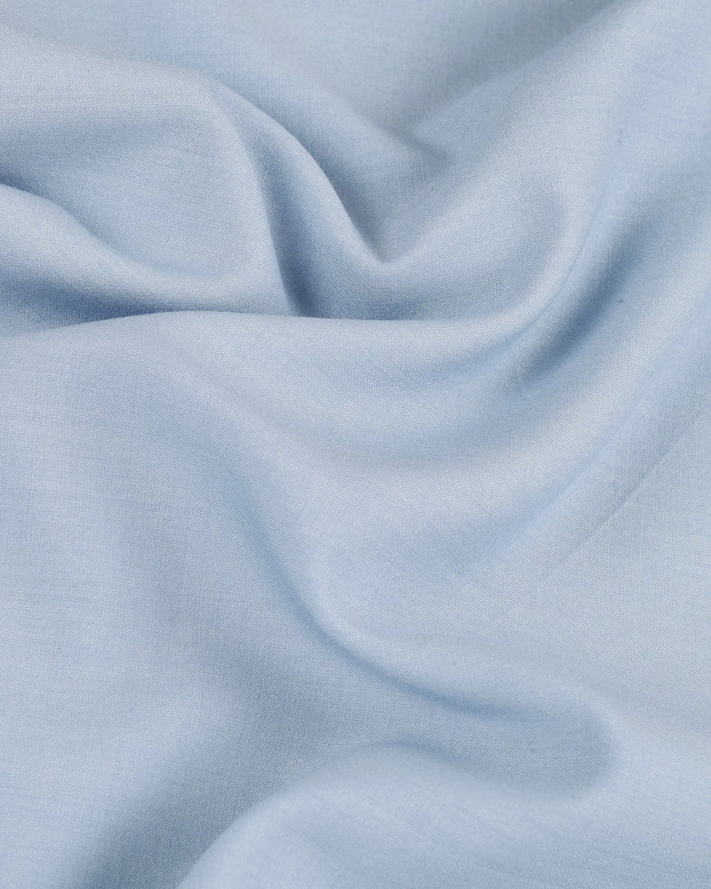 ETHomas Hellblaues Wollhemd