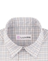 Zegna: Light Grey Pow Checks