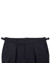 Flanelle Dugdale : Sergé bleu marine foncé 14 oz