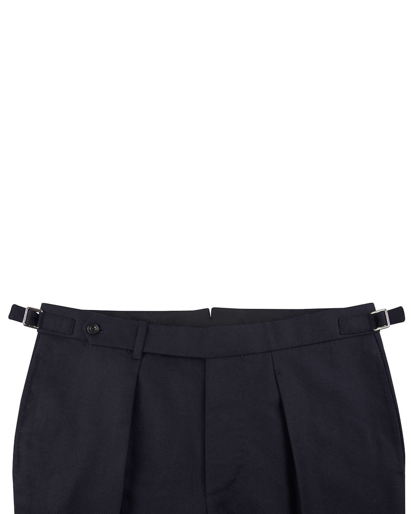 Flanelle Dugdale : Sergé bleu marine foncé 14 oz