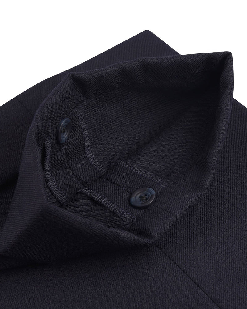 Flanelle Dugdale : Sergé bleu marine foncé 14 oz