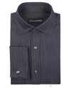 Twill Flannel Dark Blue Work Shirt