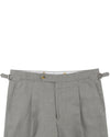 Holland &amp; Sherry Crispaire Light Grey Solid