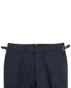 Dugdale Feine Kammgarnhose - Blauer Stecknadelkopf