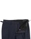 Dugdale Feine Kammgarnhose - Blauer Stecknadelkopf