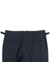 Dugdale Feine Kammgarnhose - Blauer Stecknadelkopf
