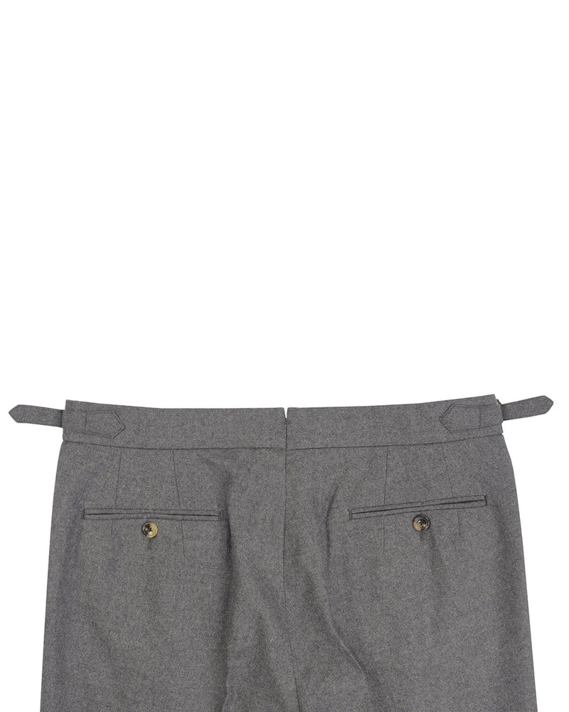 Flanelle classique en laine peignée Holland Sherry, gris foncé avec flanelle gris clair