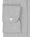 Cashmerello Alumo: Light Grey Cotton Twill