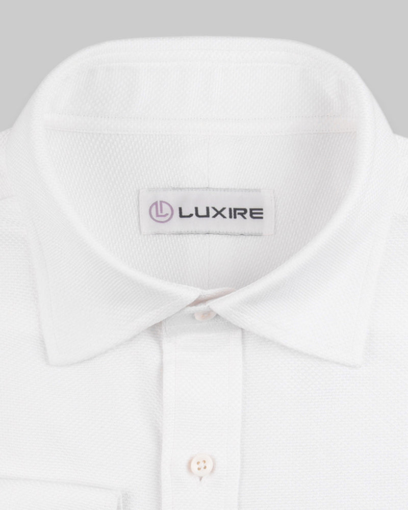 Grandi and Rubinelli Matt White Lustrous Shirt