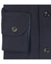 Dunkelblauer Flanell