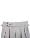 Chemise en flanelle Minnis - Gris clair uni