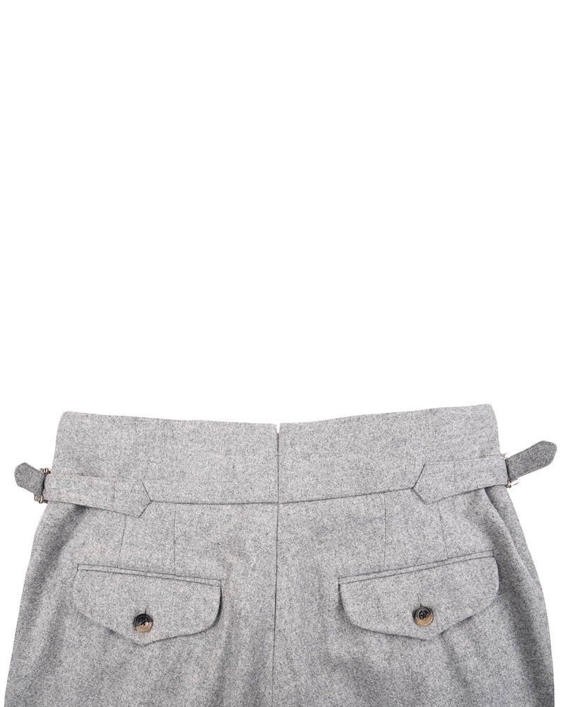 Chemise en flanelle Minnis - Gris clair uni