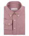 Rotes Flanellhemd aus Twill