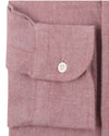 Rotes Flanellhemd aus Twill