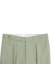 Lorbeergrüne Twill-Hose