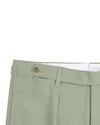 Lorbeergrüne Twill-Hose